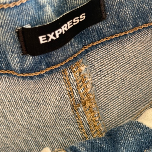 Express NWT Skinny high rise, hyper stretch Jeans 0R. - Picture 8 of 9